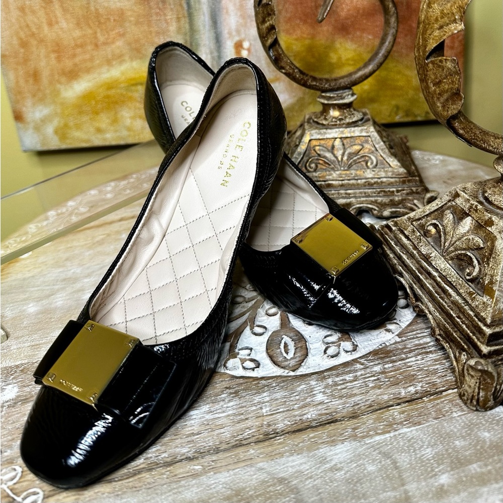 NWOB Cole Haan “Tali” Signature Luxurious Ballet Flats; Patent Leather. Size 6